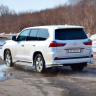 Защита заднего бампера двойная угловая d63/51мм (НПС) LEXUS 450D (2015-н.в.) купить недорого с доставкой в Санкт-Петербург
