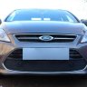Защита радиатора "Standart" Ford Mondeo IV (2010-2014) низ с парктроником, чёрная купить недорого с доставкой в Санкт-Петербург