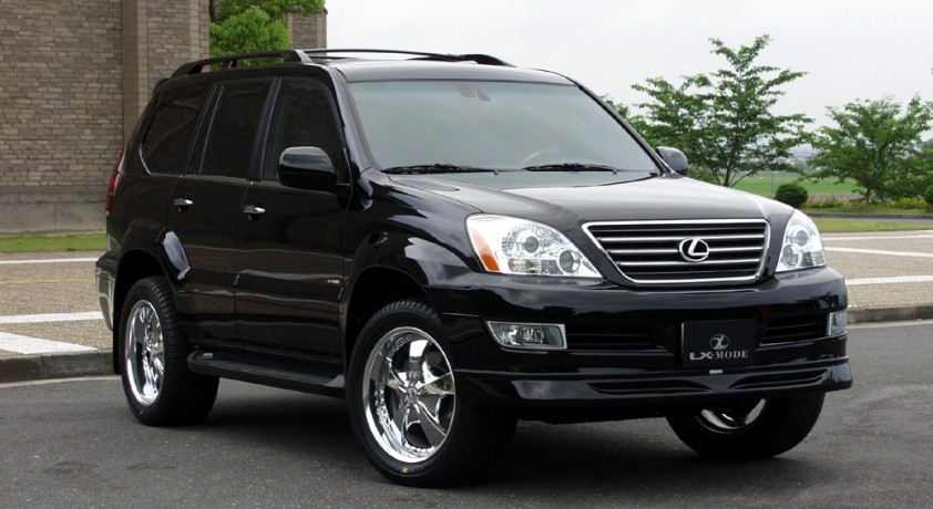 Накладка на передний бампер "Lx-Mode" Lexus GX 470 купить недорого с доставкой в Санкт-Петербург