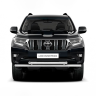 Защита переднего бампера двойная d63/63мм (НПС) TOYOTA LAND CRUISER PRADO 150 (2017-н.в.) купить недорого с доставкой в Санкт-Петербург
