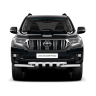 Защита переднего бампера двойная с зубьями d63/63мм (НПС) TOYOTA LAND CRUISER PRADO 150 (2017-н.в.) купить недорого с доставкой в Санкт-Петербург