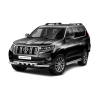 Защита переднего бампера двойная с зубьями d63/63мм (НПС) TOYOTA LAND CRUISER PRADO 150 (2017-н.в.) купить недорого с доставкой в Санкт-Петербург