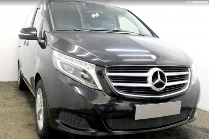 Зимняя защита радиатора "PREMIUM" Mercedes V-klass (2014-н.в.) купить недорого с доставкой в Санкт-Петербург