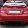 Спойлер высокий для Hyundai Solaris (2010-2016) купить недорого с доставкой в Санкт-Петербург