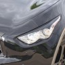 Накладки на фары (реснички) var №1 для Infiniti FX (2nd generation)(2008-2013) купить недорого с доставкой в Санкт-Петербург