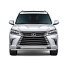 Защита переднего бампера двойная d63/63мм (НПС) LEXUS 450D (2015-н.в.) купить недорого с доставкой в Санкт-Петербург