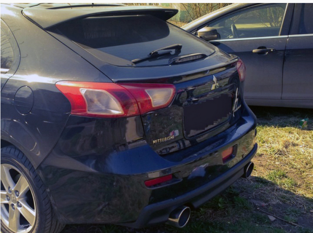 Лип-Спойлер для Mitsubishi Lancer X 5D HB (2007-2016) купить недорого с доставкой в Санкт-Петербург