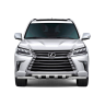 Защита переднего бампера двойная с зубьями d63/63мм (НПС) LEXUS 450D (2015-н.в.) купить недорого с доставкой в Санкт-Петербург