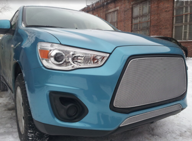 Защита радиатора "PREMIUM" Mitsubishi ASX (2012-2016) купить недорого с доставкой в Санкт-Петербург