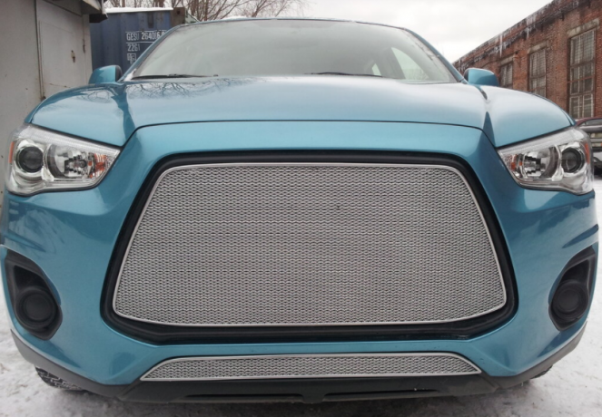 Защита радиатора "PREMIUM" Mitsubishi ASX (2012-2016) купить недорого с доставкой в Санкт-Петербург