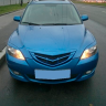 Решетка радиатора "Значок" для Mazda 3, хэтчбэк (2003-2009) купить недорого с доставкой в Санкт-Петербург