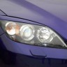 Накладки на фары (реснички) короткие var №1 для Mazda 3 Hatchback (2004-2009) купить недорого с доставкой в Санкт-Петербург