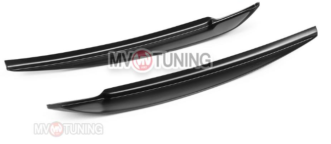 Накладки на фары (реснички) короткие var №1 для Mazda 3 Hatchback (2004-2009) купить недорого с доставкой в Санкт-Петербург