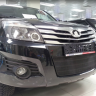 Защита радиатора "Standart" Great Wall Hover H3 (2010-2014) чёрная купить недорого с доставкой в Санкт-Петербург