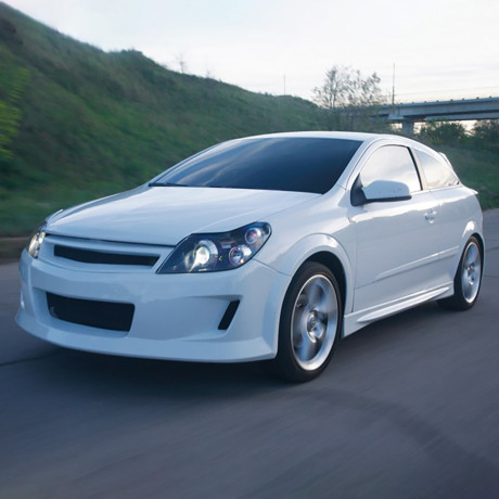 Накладки на пороги "DM Style" для Opel Astra H (2004-2011) купить недорого с доставкой в Санкт-Петербург