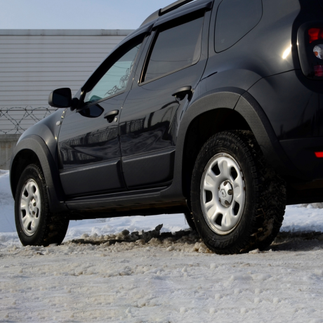 Расширители колесных арок №2 "КАРТ" + Молдинги №2 "КАРТ" для Renault Duster дорестайлинг до 2015 г.в. купить недорого с доставкой в Санкт-Петербург