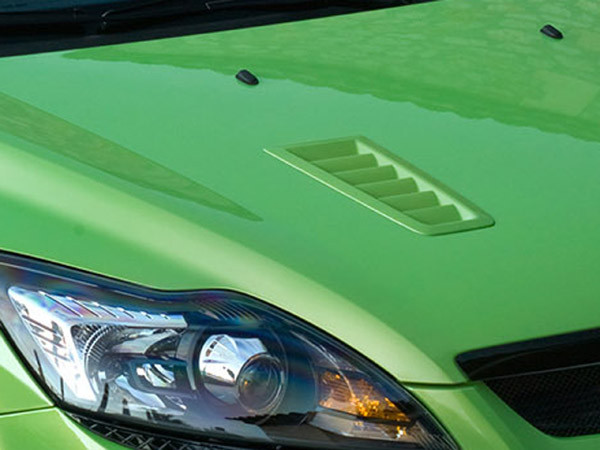 Жабры на капот в стиле "Focus RS" (текстурный пластик) для Ford Focus 2 (2004-2011) купить недорого с доставкой в Санкт-Петербург