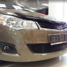 Защита радиатора "Standart" Chery Bonus, Very (2011-2016) чёрная купить недорого с доставкой в Санкт-Петербург