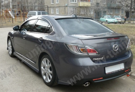 Козырек на заднее стекло var №1 для Mazda 6 Sedan (2008-2012) купить недорого с доставкой в Санкт-Петербург