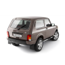 Защита порогов с накладками d63мм (НПС) L@DA "4х4 2121" с 1995 г.в., L@DA 4x4 Urban c 2015 г.в. купить недорого с доставкой в Санкт-Петербург