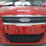 Защита радиатора "Standart" Chery M11 (2010-2016) чёрная купить недорого с доставкой в Санкт-Петербург
