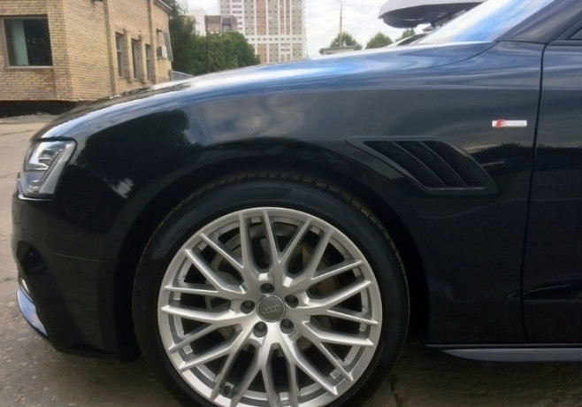 Накладки на крылья (жабры) для Audi A5 (2007-2015) купить недорого с доставкой в Санкт-Петербург